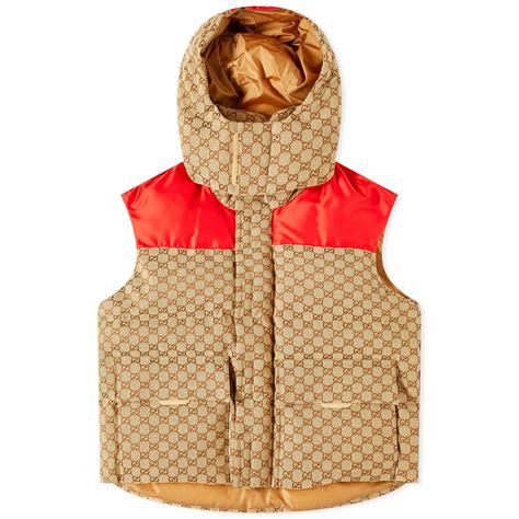 veste rouge gucci|gucci men's vest.